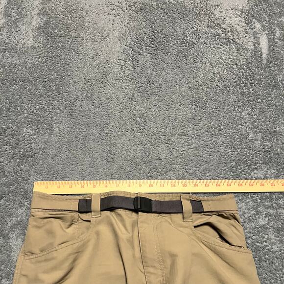 North Face Convertible Pants Mens Medium Zip Off Hiking Outdoor Nylon Belted - Picture 7 of 12